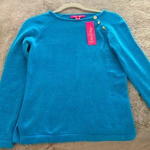 Lillly Pulitzer Pippin sweater -XXS Ocean Breeze